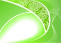 Vector abstract digital green background