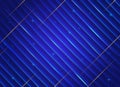 Vector Abstract, Digital image of light rays, stripes lines with blue light, dark blue background