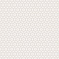 Vector abstract floral seamless pattern. Subtle white and beige stars texture Royalty Free Stock Photo