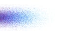 Vector abstract futuristic particle background. Overlay halftone background.