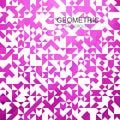 Vector abstract geometric background. Lilac and pink triangles. Royalty Free Stock Photo