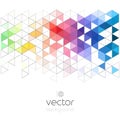 Vector abstract geometric banner with triangle Royalty Free Stock Photo