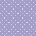 Vector abstract geometric seamless pattern. Elegant minimal lilac background Royalty Free Stock Photo