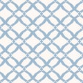 Vector abstract geometric seamless pattern. Light blue and white grid texture Royalty Free Stock Photo