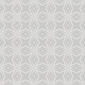Vector abstract geometric seamless pattern. Light gray ornamental grid texture Royalty Free Stock Photo