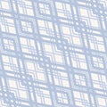 Vector abstract geometric seamless pattern. White and light blue grid texture Royalty Free Stock Photo