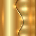 Oro curva y rayas 