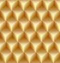 Vector abstract gold seamless pattern made from stacked cubes