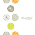 Vector Abstract Gray and Green Polka Dot Backgr