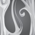 Vector abstract gray smoke grunge background.