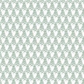 Vector Abstract Green Trees on White Background Seamless Repeat Pattern. Background for textiles, cards, manufacturing