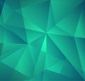 Vector Abstract Green Triangle Background Royalty Free Stock Photo