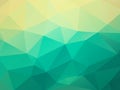 Vector abstract green triangles background Royalty Free Stock Photo