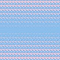 Vector abstract halftone geometric seamless pattern. Blue and pink color Royalty Free Stock Photo