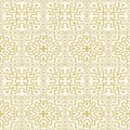 Vector abstract intricate line seamless pattern background.