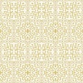 Vector abstract intricate line seamless pattern background.