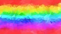 Vector abstract irregular polygon background - triangle low poly pattern - full spectrum multi color rainbow horizontaly Royalty Free Stock Photo