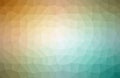 Vector abstract irregular polygon background with a triangular pattern in spring colorful spectrum colors Royalty Free Stock Photo