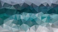 Vector abstract irregular polygonal background blue green, teal, aqua, turquoise, pine, cobalt, mint Royalty Free Stock Photo