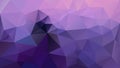 Vector irregular polygonal background triangle low poly pattern - ultra violet and lavender purple color