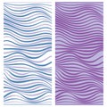 Vector abstract line patterns set. Royalty Free Stock Photo