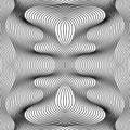 Vector abstract lines pattern. Waves background Royalty Free Stock Photo