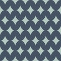 Vector Abstract Magical Rhombus in Green and Navy Blue seamless pattern background.