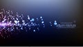Vector Abstract Million Fireflies Background Design