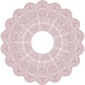 Vector ornamental ethnic round mandala illustration Royalty Free Stock Photo