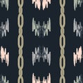Vector abstract pattern with gold chains. Royalty Free Stock Photo