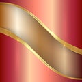 Vector abstract precious metallic background with