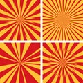 Vector abstract radiating backgrounds of star burst Royalty Free Stock Photo
