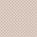 Vector abstract retro vintage geometric seamless pattern. Brown and beige color Royalty Free Stock Photo