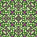 Vector abstract seamless medieval pattern