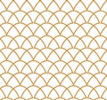 Vector Abstract Seamless Pattern. Art Deco Style Background. Geometric texture. Royalty Free Stock Photo