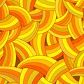 Vector abstract seamless pattern. Colorful yellow background Royalty Free Stock Photo