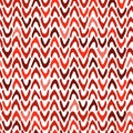 Vector Abstract seamless pattern with hand drawn chevron. Ticks