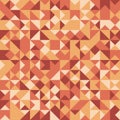 Vector abstract seamless pattern with randomly colored triangles Royalty Free Stock Photo