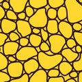 Vector abstract seamless pattern with tiles in
