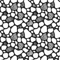 Vector abstract seamless pattern with tiles in
