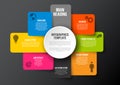 Multipurpose Infographic template Royalty Free Stock Photo