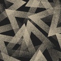 Vector Abstract Stippled Weird Seamless Pattern