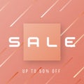 Vector abstract stylish sale banner design, promotion poster, di