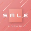 Vector abstract stylish sale banner design, promotion poster, di