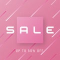 Vector abstract stylish sale banner design, promotion poster, di