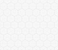 Vector abstract subtle geometric pattern with hexagonal grid, thin curved lines Royalty Free Stock Photo