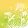 vector abstract summer background Royalty Free Stock Photo