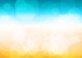 Vector : Abstract summer background with bokeh Royalty Free Stock Photo