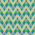 Vector abstract zigzag linear pattern