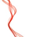 Vector Abstract vertical red smoky waves background. Template brochure design Royalty Free Stock Photo